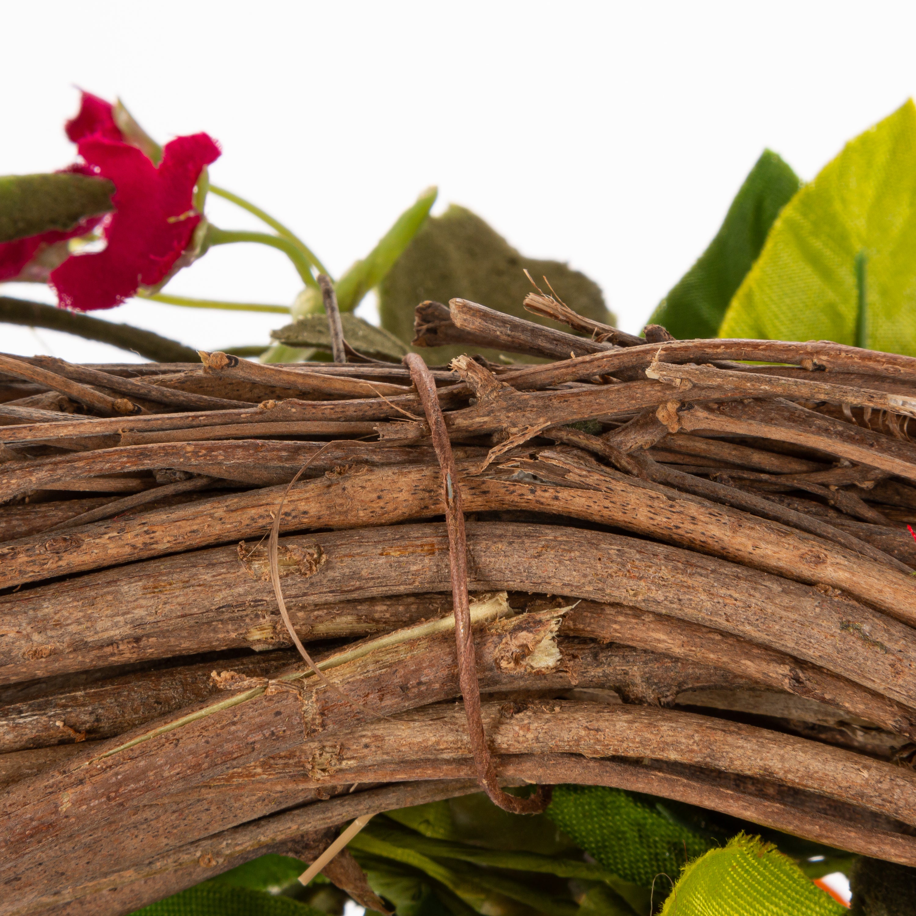 24 in Summer Wild Flower Twig Wreath